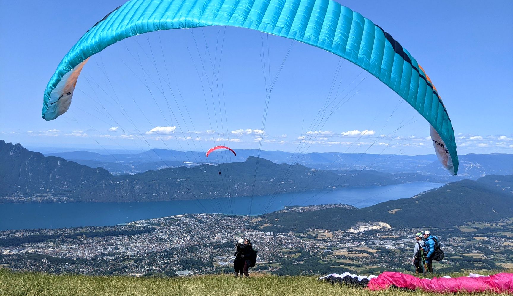 paragliding aix les Bains savoie