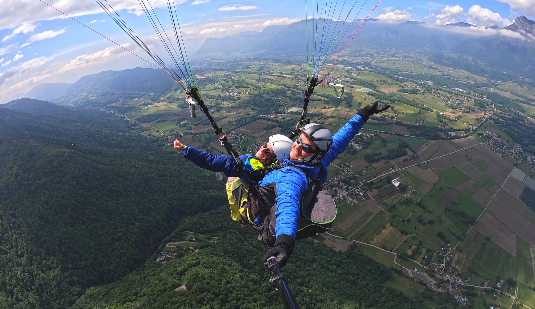 paragliding jump chambéry savoie