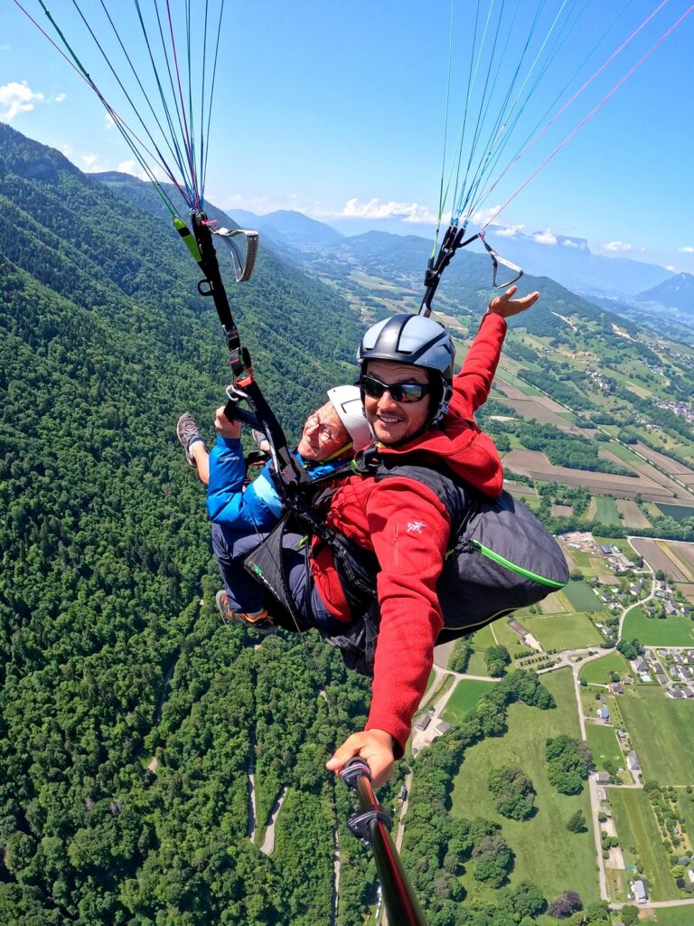 paragliding tandem Chambéry