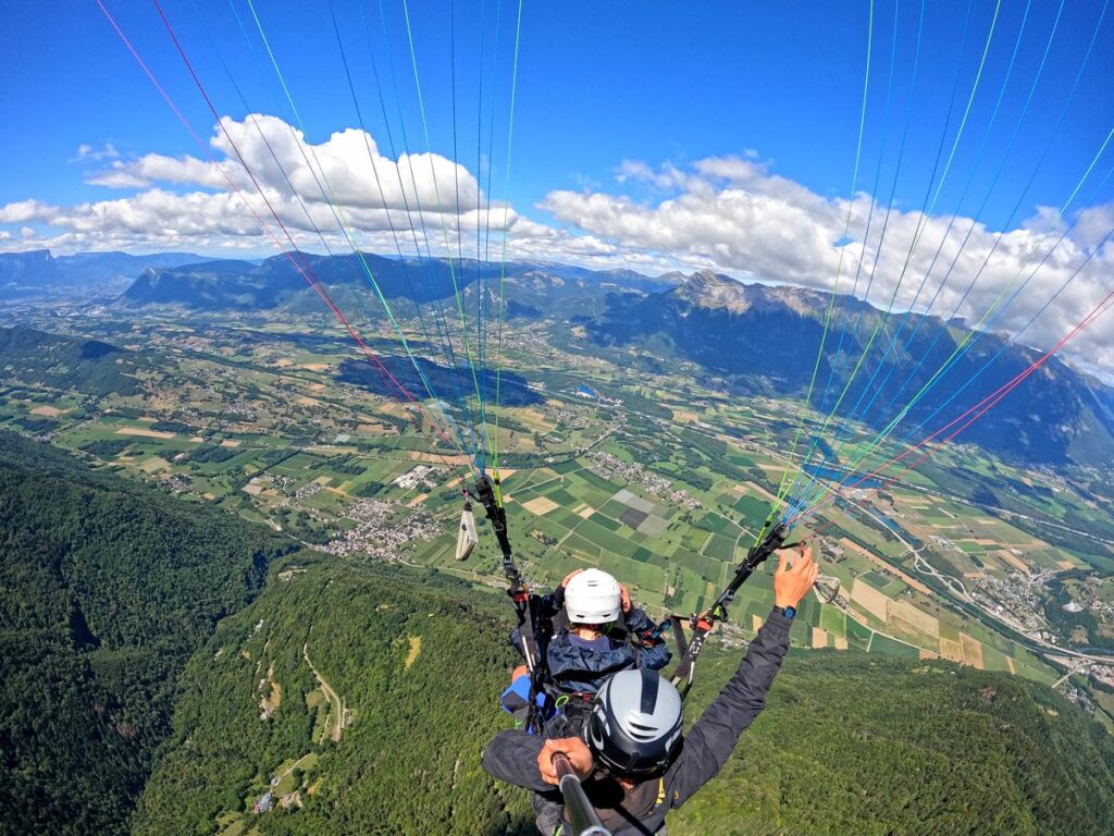 paragliding tandem chambéry Savoie