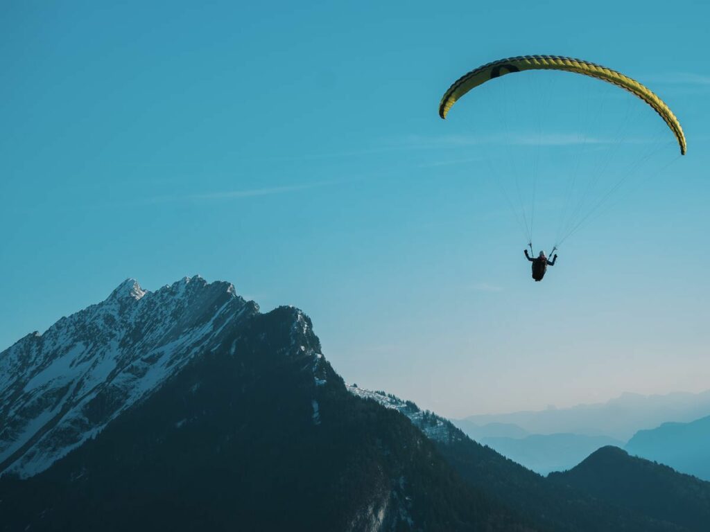 paragliding tandem flight chambéry