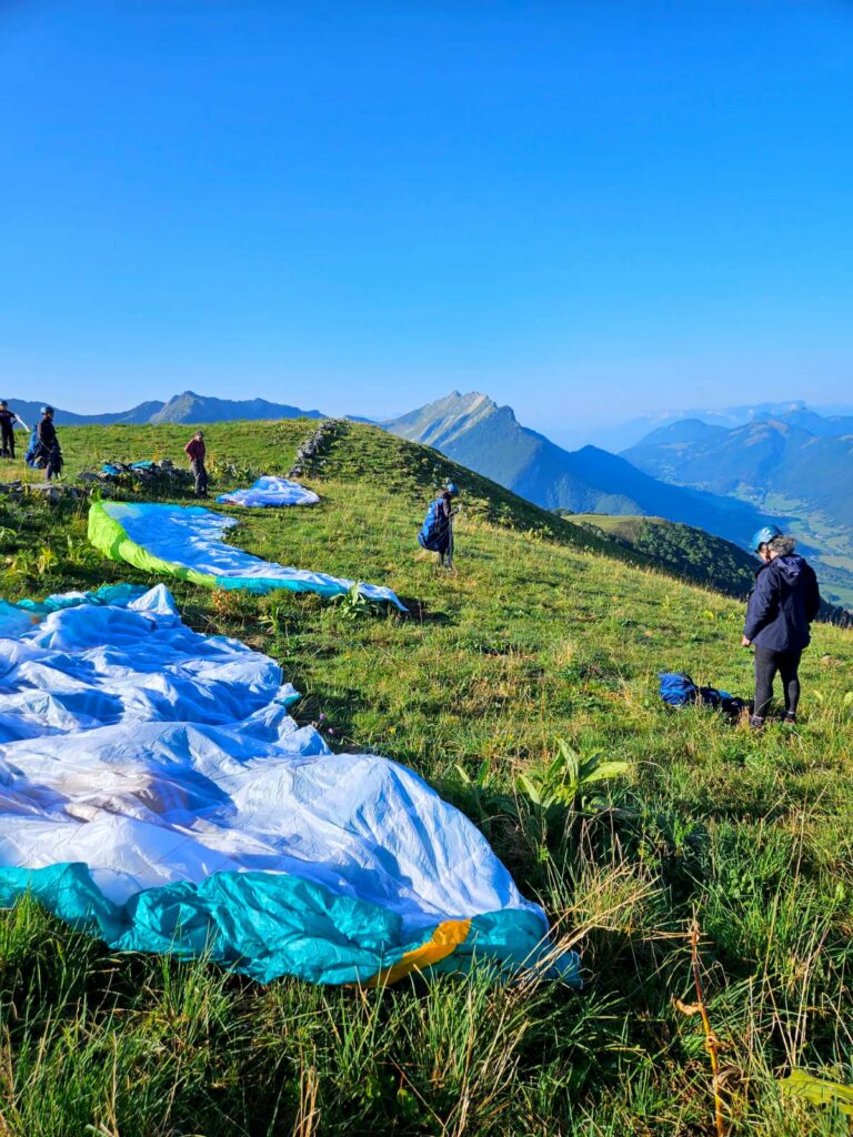 décollage parapente stage thermique