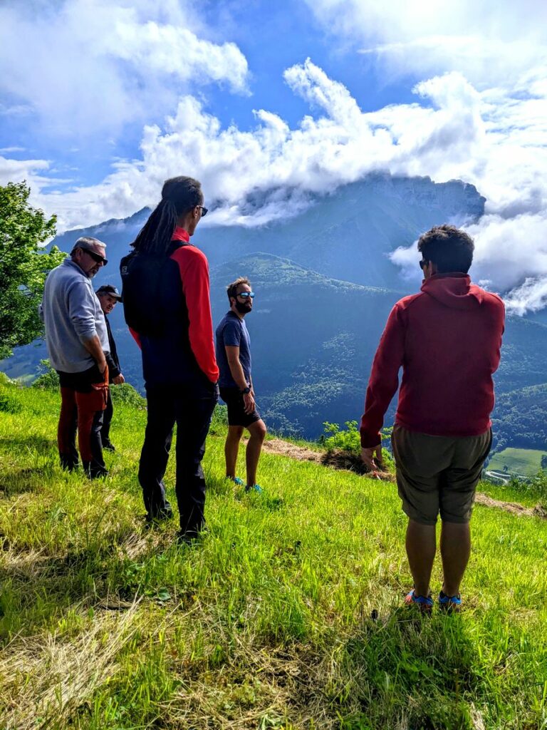 perfectionnement parapente massif des Bauges