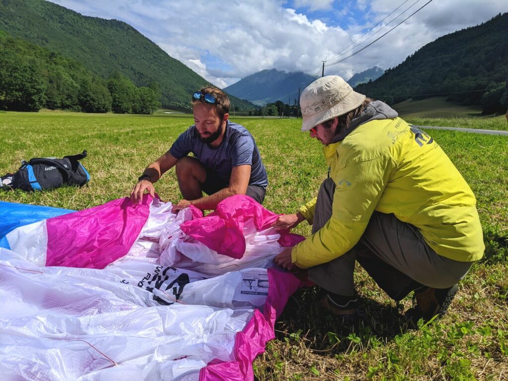 bon cadeau parapente chambéry massif des Bauges