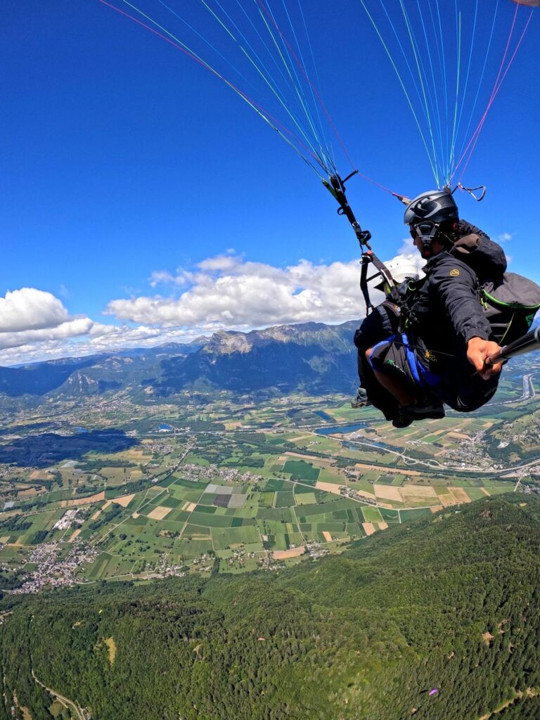 bon cadeau parapente tandem parapente chambéry