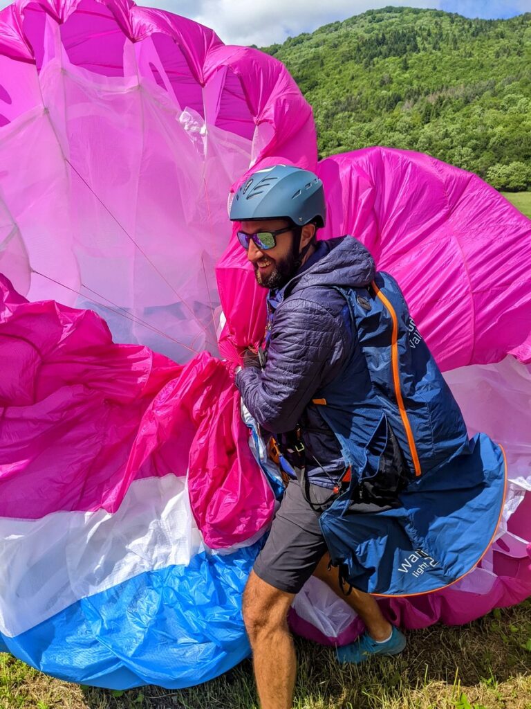 journée team building parapente groupe