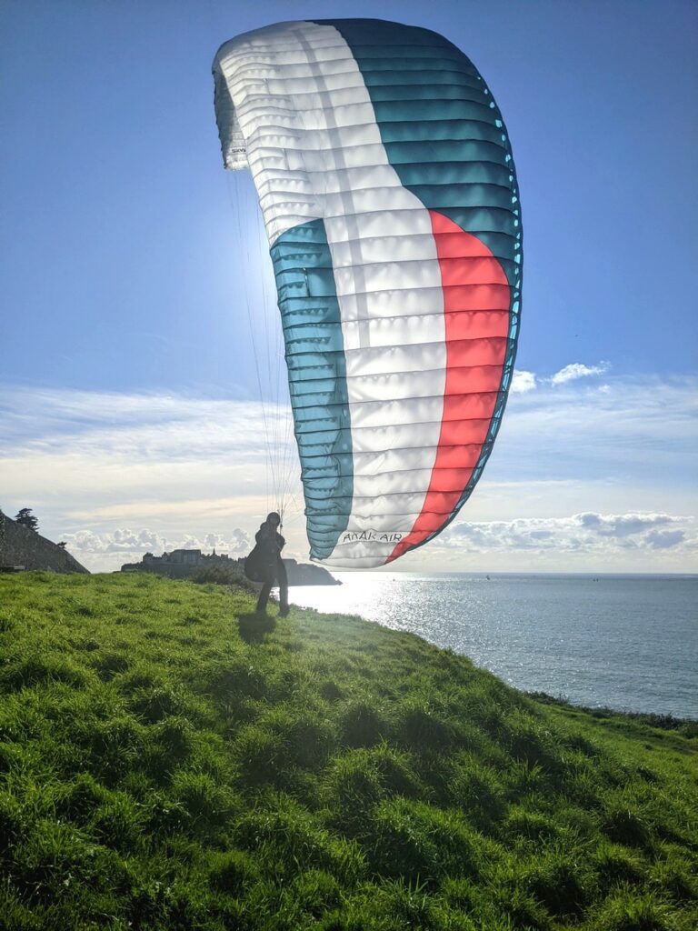 stage parapente itinérant bord de mer