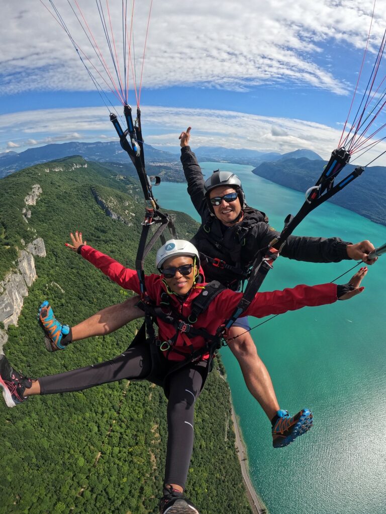 carte cadeau vol en parapente aix les bains