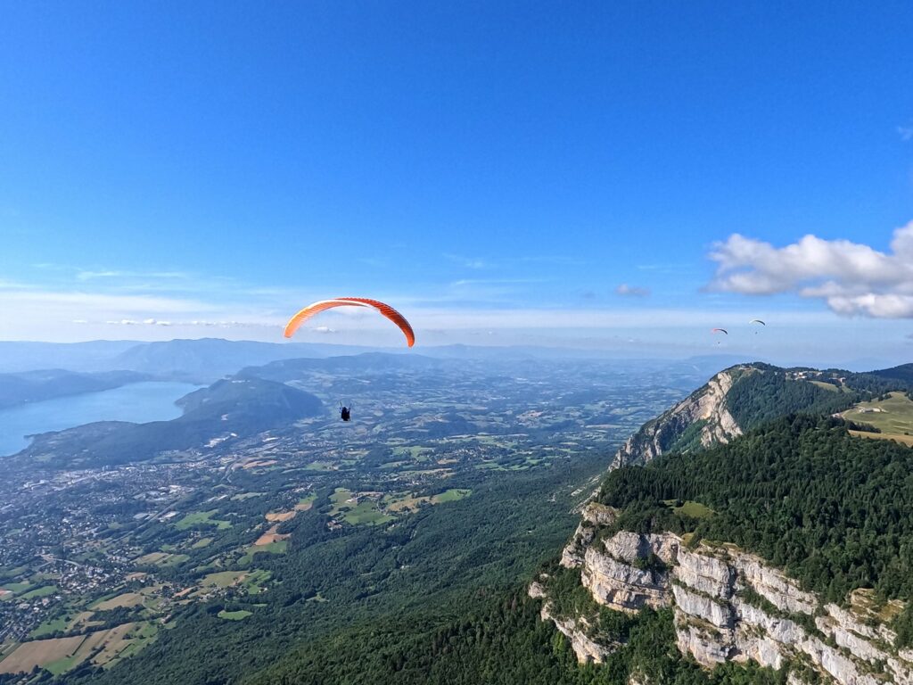 carte cadeau vol en parapente chambery aix les bains savoie