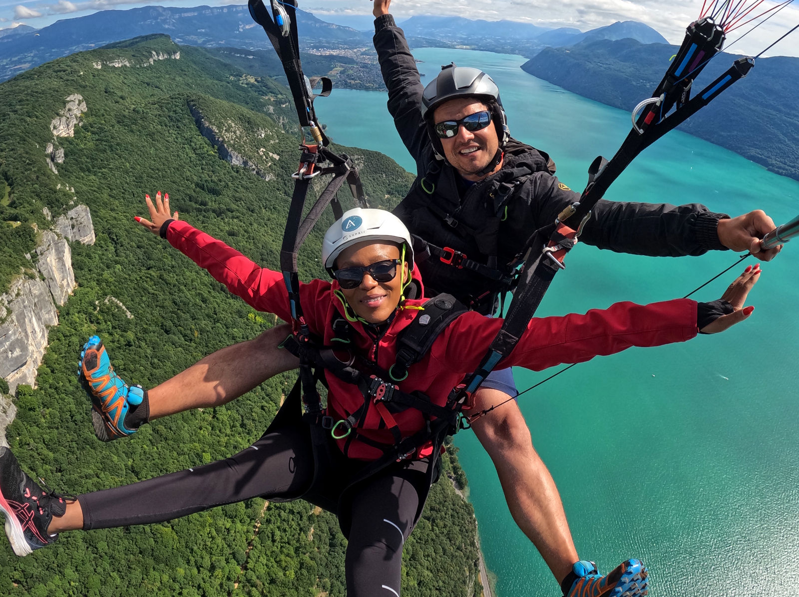 baptême en tandem biplace Annecy