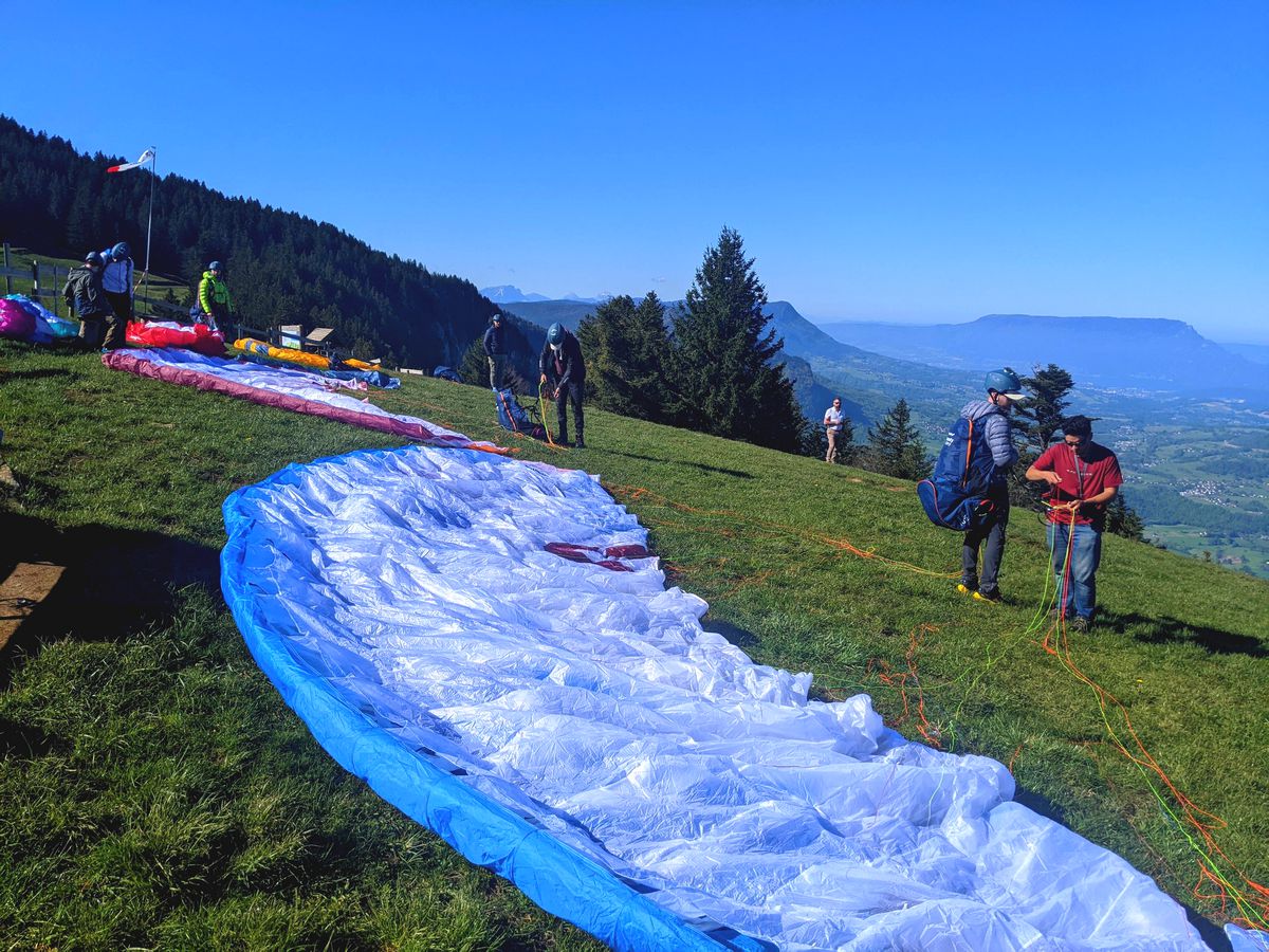 apprendre à voler école parapente annecy semnoz