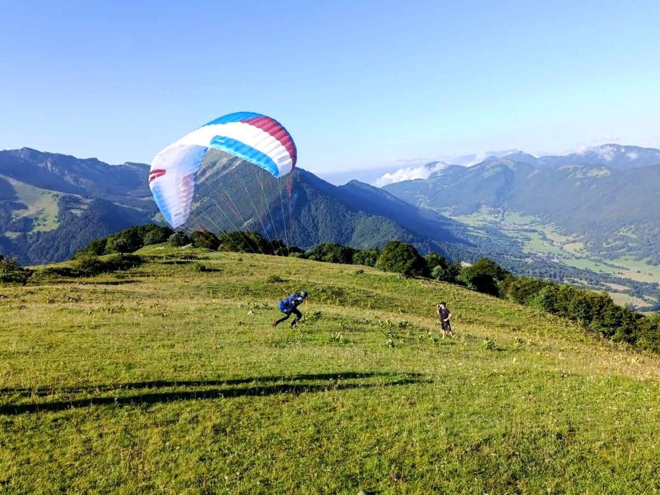 école de parapente bauges savoie nature