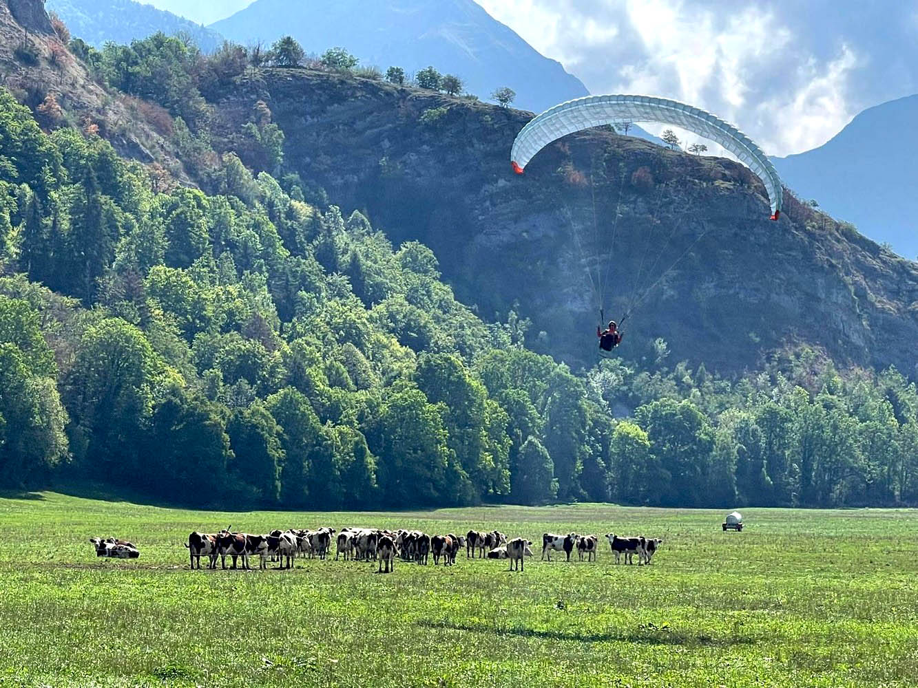 école de parapente des Bauges en Savoie