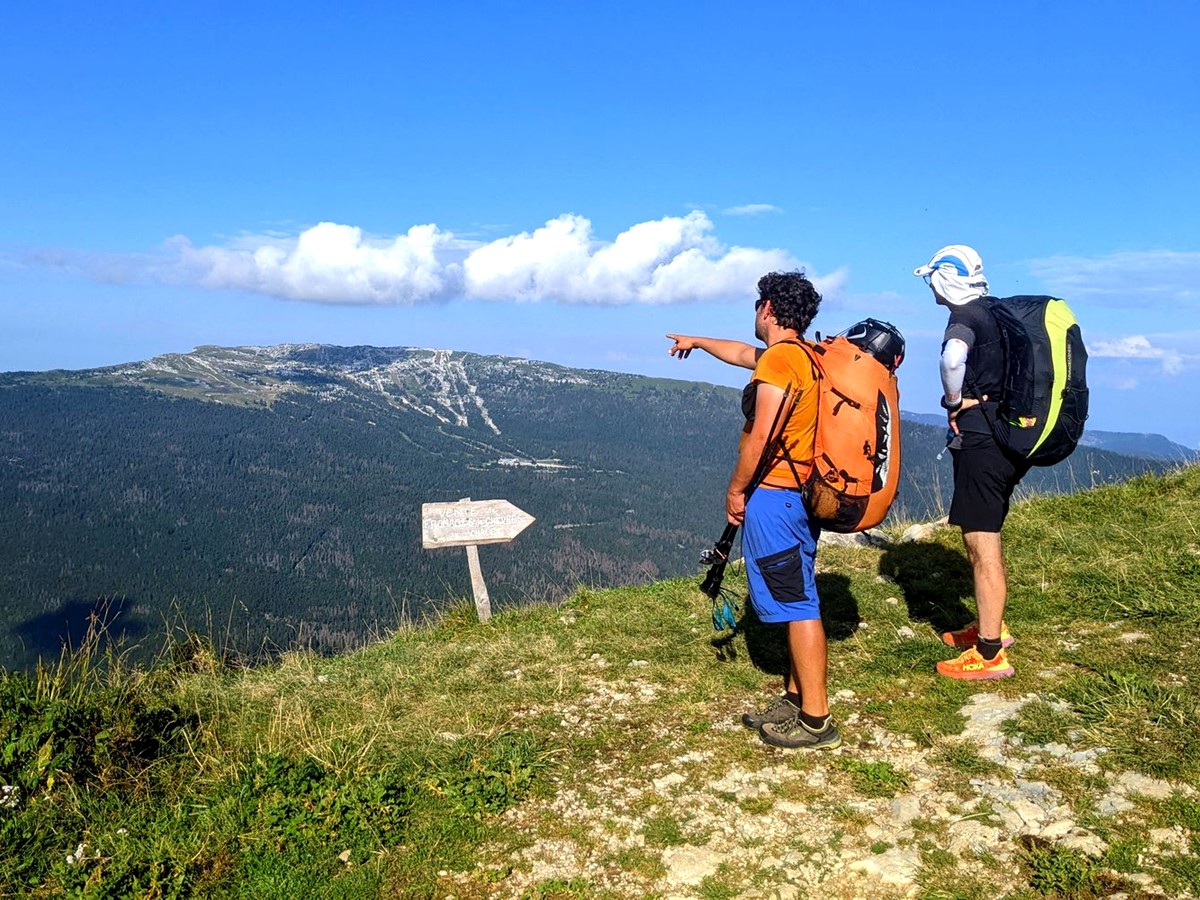 école parapente bauges vol rando. chambéry aix les bains annecy