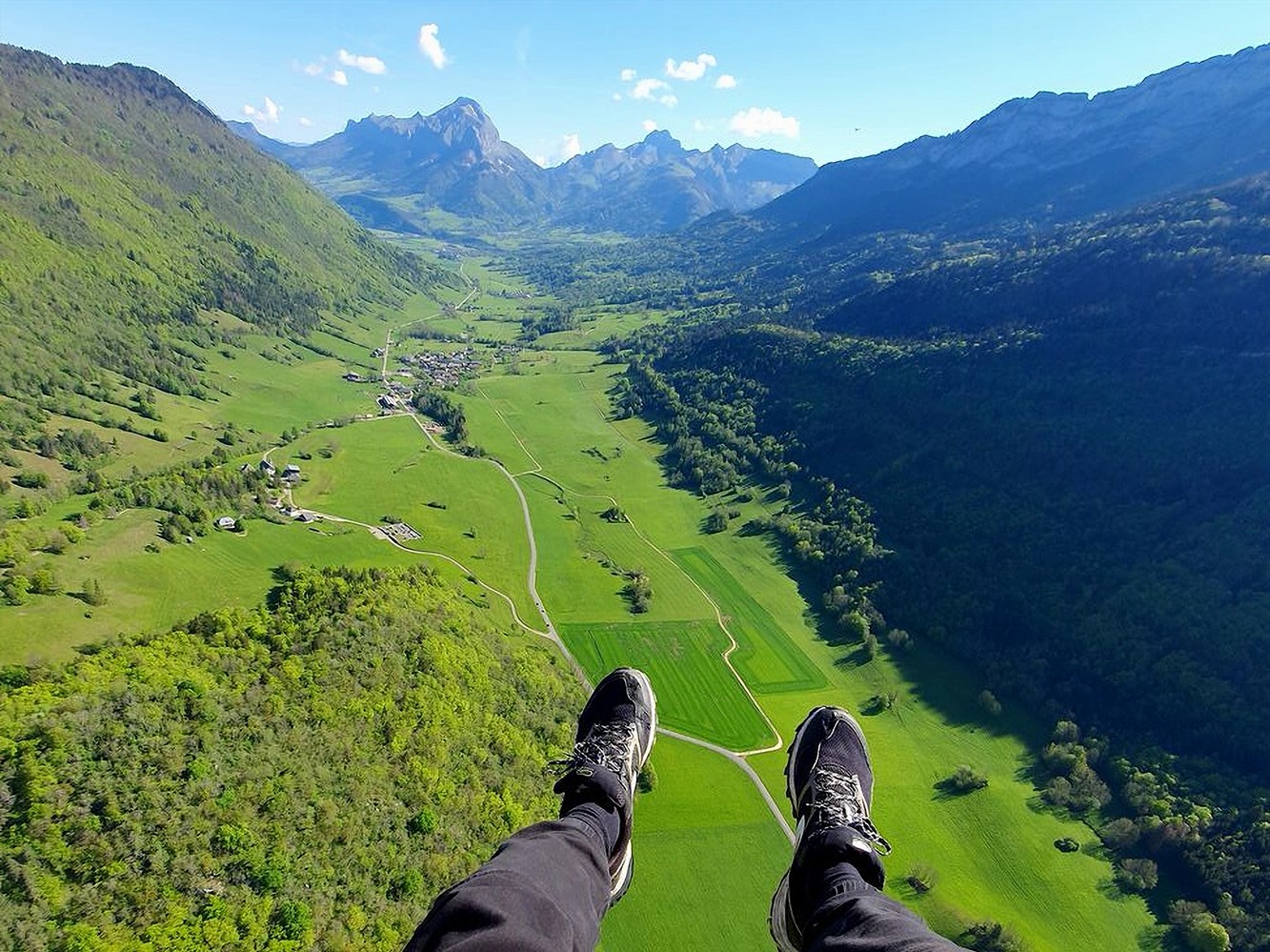 formation parapente grand vol bauges