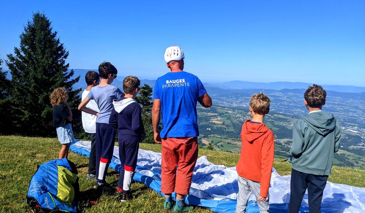 bon cadeau parapente stage chambéry aix les bains